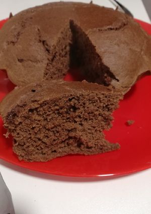 Una foto de Bizcocho saludable de cacao
