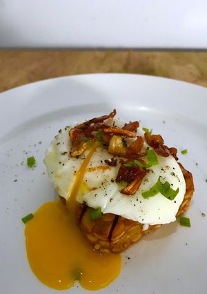 Foto resep Tempe Poached-Egg