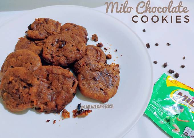 Bagaimana Menyiapkan Milo Chocolate Cookies (Teflon) 🍪 Anti Gagal