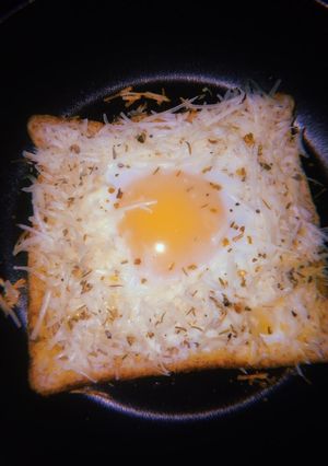 Foto resep Cheesy Egg Toast
