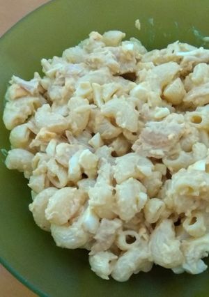 Una foto de Ensalada de pasta cubana