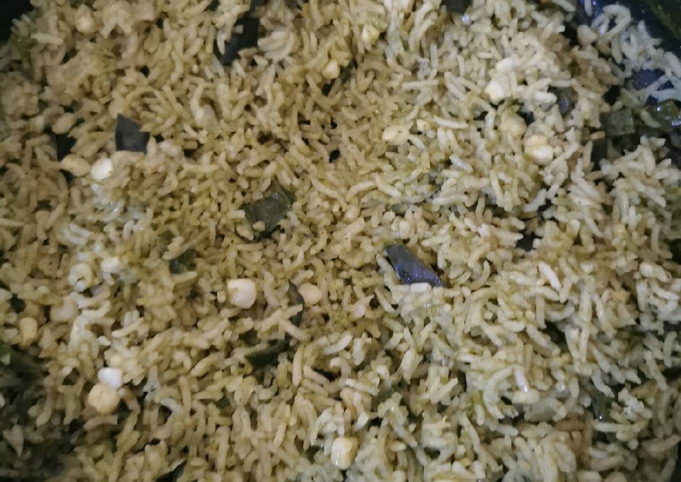 Arroz poblano o verde