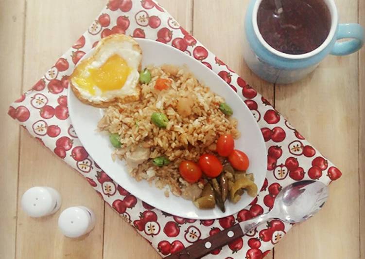 Nasi Goreng Ikan Asin w/ Petai