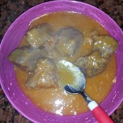 A picture of Arrow Root Curry.