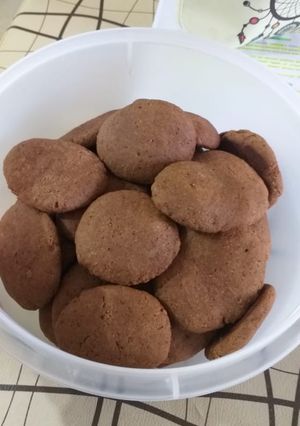 Una foto de Galletas de harina de algarroba