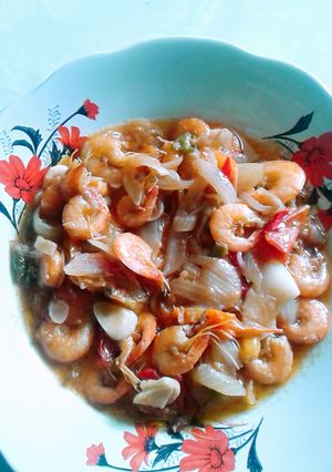 Foto resep Udang asam pedas (masakan rumah sederhana)