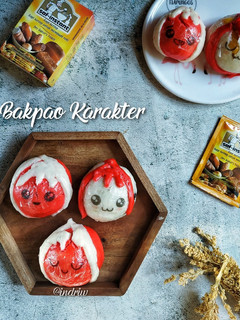 Foto resep Bakpao Karakter