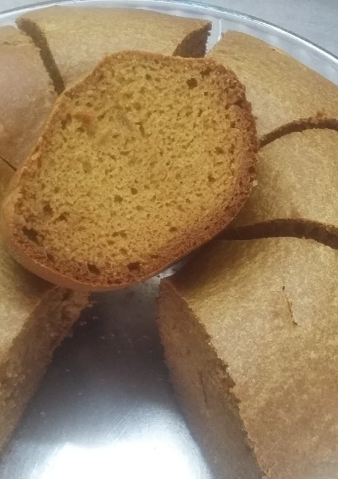 Una foto de Torta integral sin azúcar ni huevo