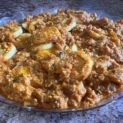 A picture of Shahi egg curry.