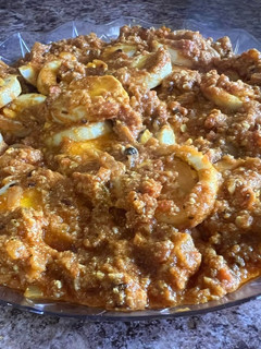 A picture of Shahi egg curry.