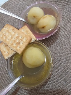 Una foto de Duraznos en almíbar!!😋