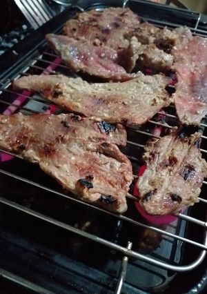 صورة لوصفة طريقه عمل اللحمة المشوية