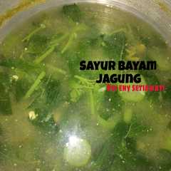 รูปของ Sayur bayam jagung