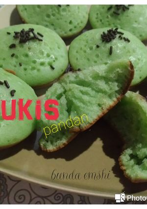 Foto resep Pukis pandan bulat