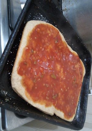 Una foto de Masa integral para pizza