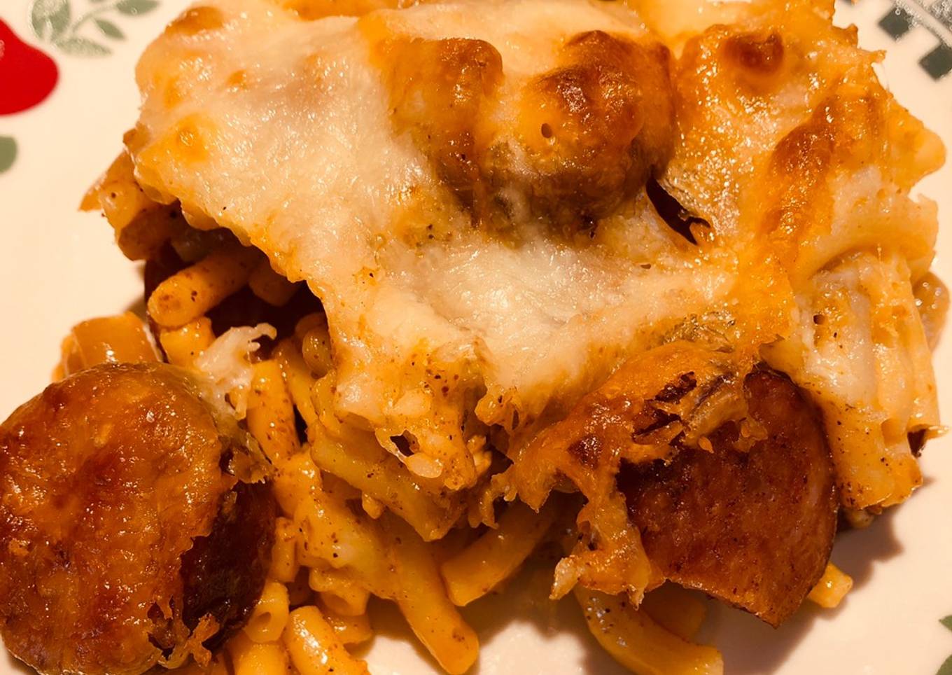 Smoked Sausage Taco Cheesy Mac & Cheese 🧀