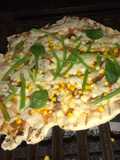 Pizza a la parrilla