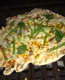 Pizza a la parrilla