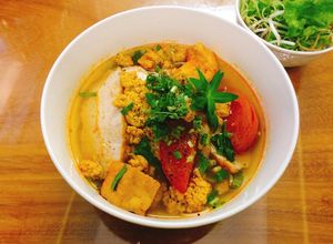 Hình của món Bún riêu cua.
