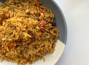 Foto resep Nasi Kabsah khas Saudi dari Linda, orang Lebanon asli