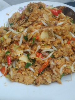 Foto resep Tumis oncom toge