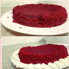 A picture of Moist Red Velvet Cake.