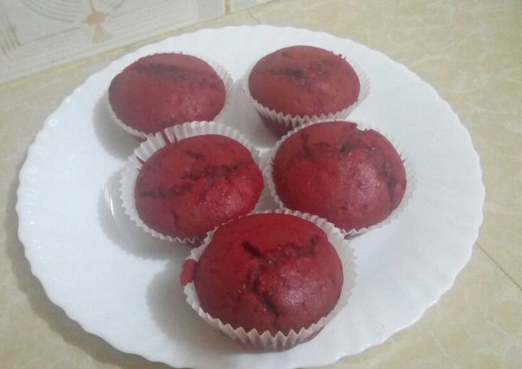 Simple Way to Prepare Speedy Red Velvet Cupcakes#Author Marathon#