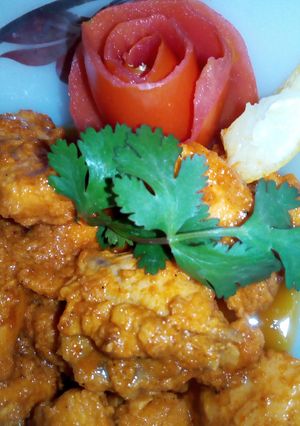 A picture of Chicken Tikka Handi.