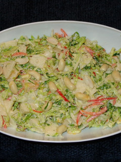 Una foto de Ensalada de repollo con manzana y piña Jon Style
