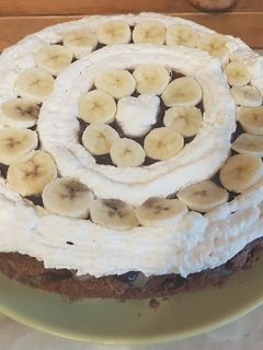 Banánkrémes torta recept fotója
