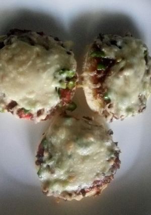 A picture of Mini pizzas.