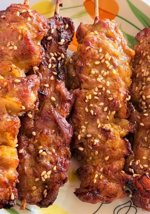 Hình của món Thịt xiên nướng.