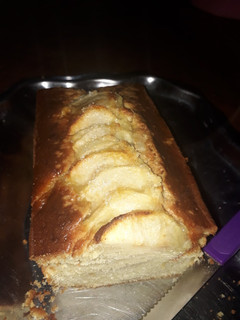 Una foto de Budín de manzana en vaso de yogurt