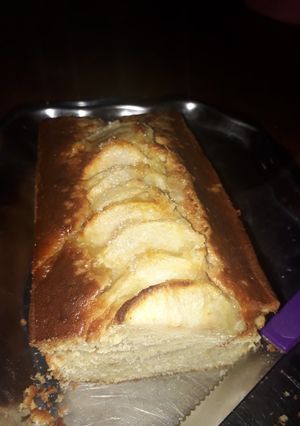 Una foto de Budín de manzana en vaso de yogurt