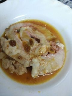 Una foto de Rollo de lomo relleno