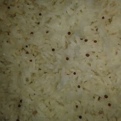 A picture of Mustard seeds Rice.