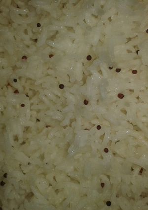 A picture of Mustard seeds Rice.