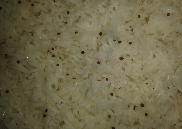 Recipe of Super Quick Homemade Mustard seeds Rice