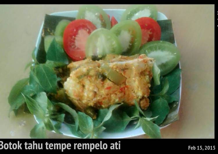 Botok tahu tempe rempelo ati