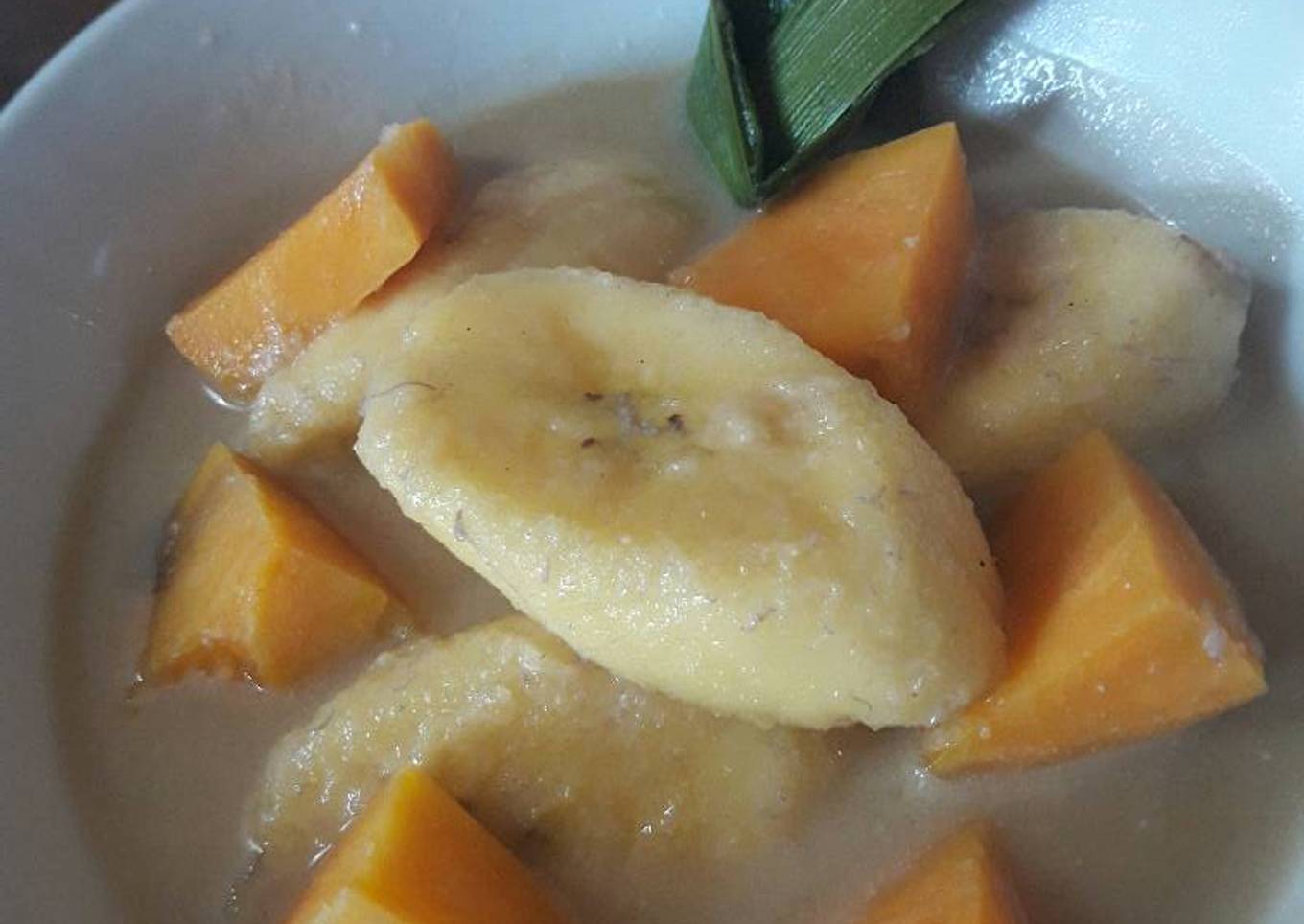 Kolak pisang ubi