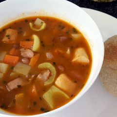A picture of Rajma masala soup.