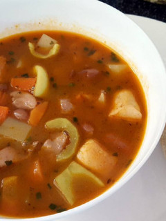 A picture of Rajma masala soup.