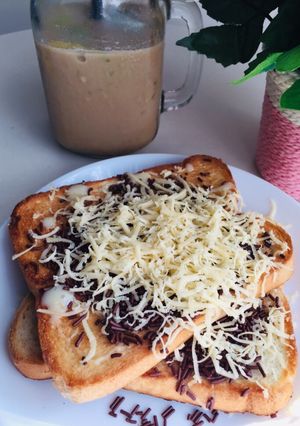 Foto resep Roti bakar susu meses keju