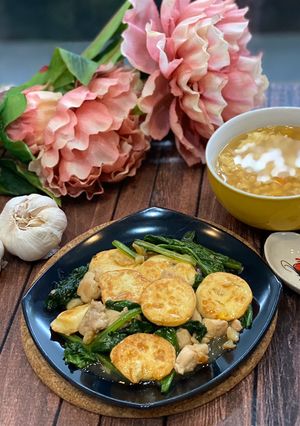 Foto resep Sapo Tahu x Sayur Hijau ala Tiger Kitchen