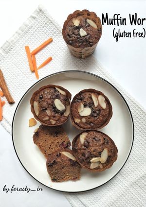 Foto resep Muffin Wortel (Gluten Free)