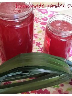 Foto resep Sirup Pandan Homemade