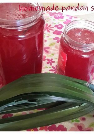 Foto resep Sirup Pandan Homemade