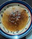 Sopa navideña de fideo con asientos el Ocote