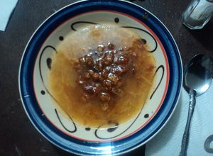 Una foto de Sopa navideña de fideo con asientos el Ocote