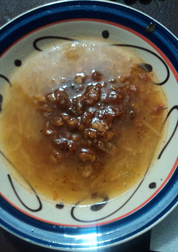 Una foto de Sopa navideña de fideo con asientos el Ocote